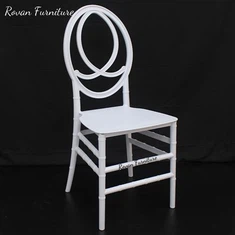 Kerusi Makan Plastik Moden Beracuan Putih